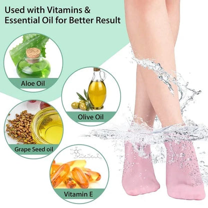 🔥Moisturizing Foot Mask Exfoliating Silicone Socks Beach Protective Socks