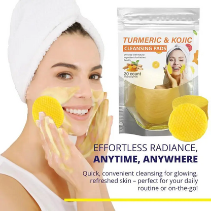 Visible Brightening Turmeric & Kojic Acid Cleansing Pads,20pcs🟡