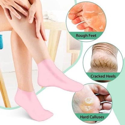 🔥Moisturizing Foot Mask Exfoliating Silicone Socks Beach Protective Socks